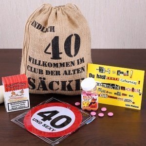 Geburtstagsgeschenk Set 40 (5-teilig)