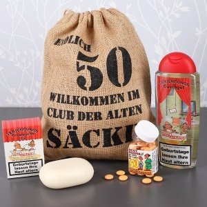 Geburtstagsgeschenk Set 50 (4-Teilig)