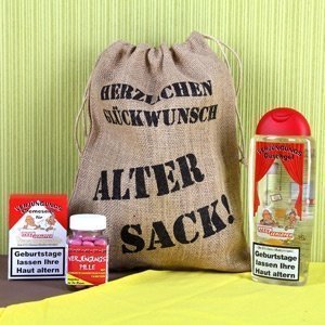 Geburtstagsgeschenk Set *Alter Sack* (4-