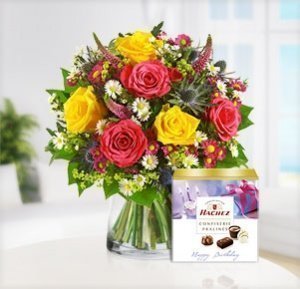 Geburtstagsgrüße mit Hachez Geburtstagsp