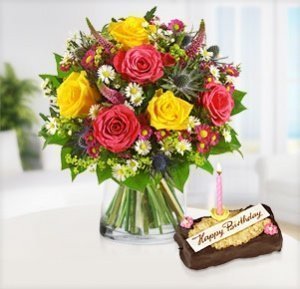 Geburtstagsgrüße mit Törtchen