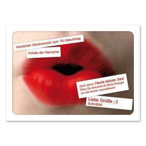 Geburtstagskarte ganz persönlich *Sex*