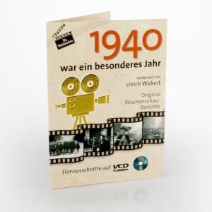 Geburtstagskarte mit historischen Aussch