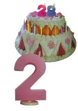 Geburtstagskerze Nummer 2
