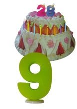 Geburtstagskerze Nummer 9