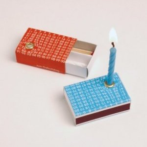 Geburtstagskerzen Pocket Birthday blau