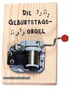 Geburtstagsorgel
