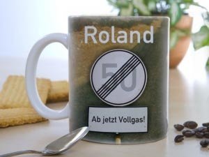 Geburtstagstasse *Vollgas*