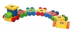 Geburtstagszug Hess Holzspielzeug