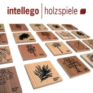 Gedächtnis-Spiel ´Wald Memo´ aus Holz