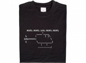 Geek T-Shirt ROFL Copter