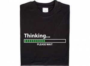 Geek T-Shirt Thinking