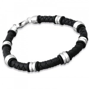 Geflochtenes Kautschukarmband