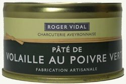 Geflügelpastete mit grünem Pfeffer, 125g