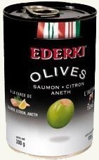 Gefüllte Oliven mit Lachsfarce, 300ml (A