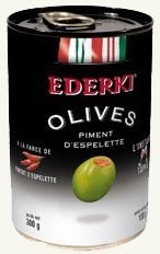 Gefüllte Oliven mit Piment d`Espelette, 