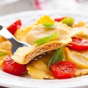 Gefüllte Teigtaschen mit Rindfleisch