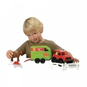 Geländewagen mit Pferde-