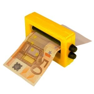 Geld- Druckmaschine
