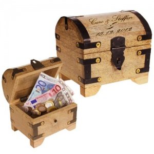 Geld Schatztruhe zur Hochzeit