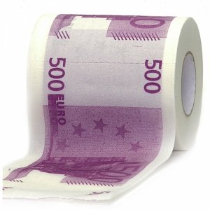 Geld Toilettenpapier