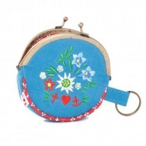 Geldbeutel Almöhis Allerlei gentian blue