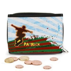 Geldbörse *Skater* (Motiv 185) mit Namen