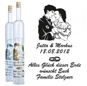 Geldgeschenk Flasche Hochzeit