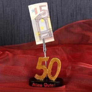 Geldgeschenk mit Klammer *50*