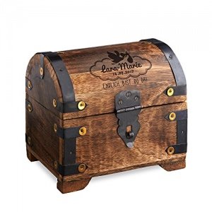 Geldschatztruhe mit individueller Gravur