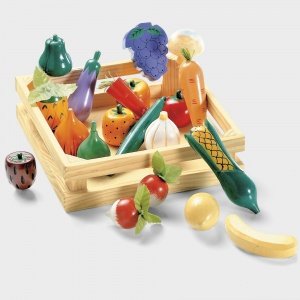 Gemüse- und Obstkorb