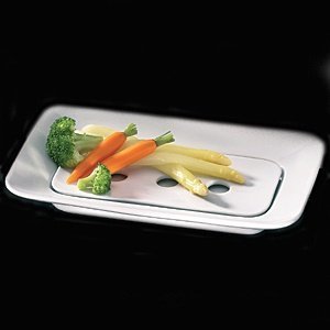 Gemüse- und Spargel-Platte aus Porzellan