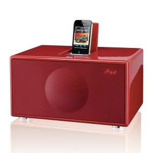 Geneva MODEL M rot Klavierlack mit Weckf