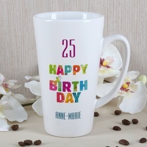 Genießertasse *Happy Birthday* mit 