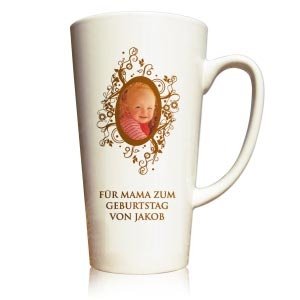 Genießertasse groß mit Foto