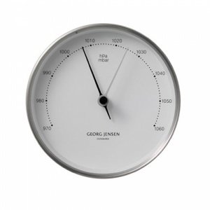 Georg Jensen Barometer 15 cm Stahl