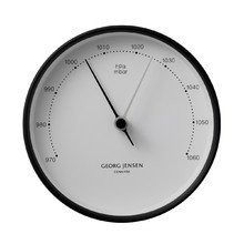 Georg Jensen - Barometer, Stahl / schwar