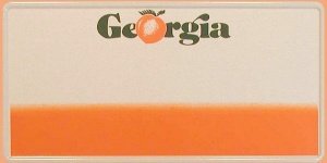 Georgia-Boosterplate mit individuellem W