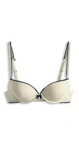 Gepunkteter Bügel-BH