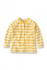 Geringelte Frottee-Jacke