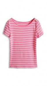 Geringeltes Baumwoll-T-Shirt