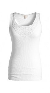 Geripptes Baumwoll-Top