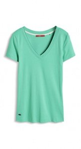 Geripptes T-Shirt aus Baumwolle