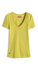 Geripptes T-Shirt aus Baumwolle