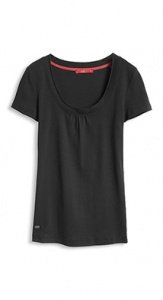 Geripptes T-Shirt aus Baumwolle