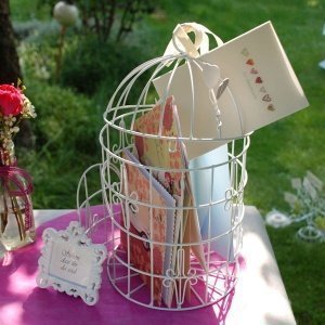 Geschenk-/Briefbox Voliere, metall