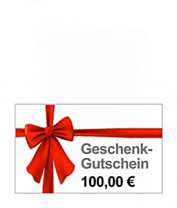 Geschenk - Gutschein 100 EUR (1 Stück)
