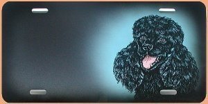 Geschenk: Schild mit Airbrushmotiv Hund 