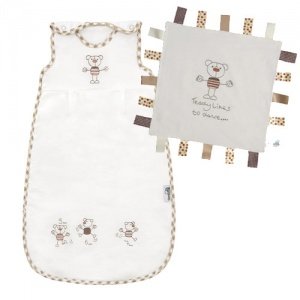 Geschenk Set Baby Schlafsack 1 Tog Teddy