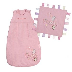 Geschenk Set Baby Sommer Schlafsack Pink